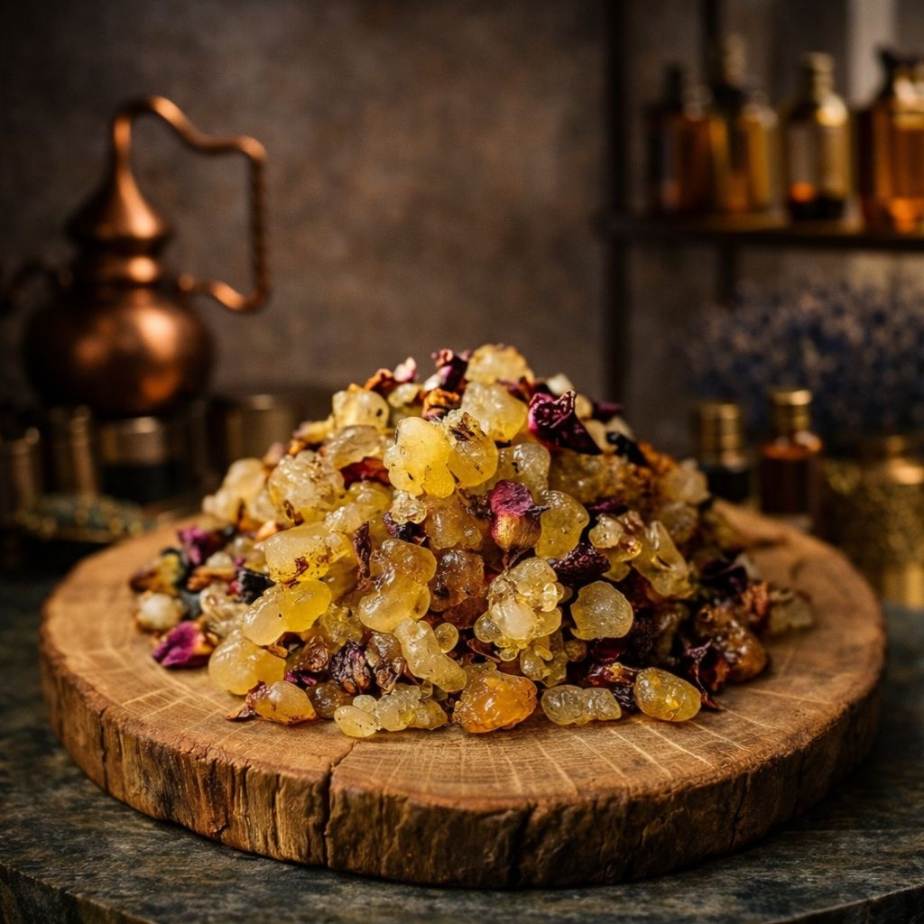 بخور اللبان بالورد (1000gm)