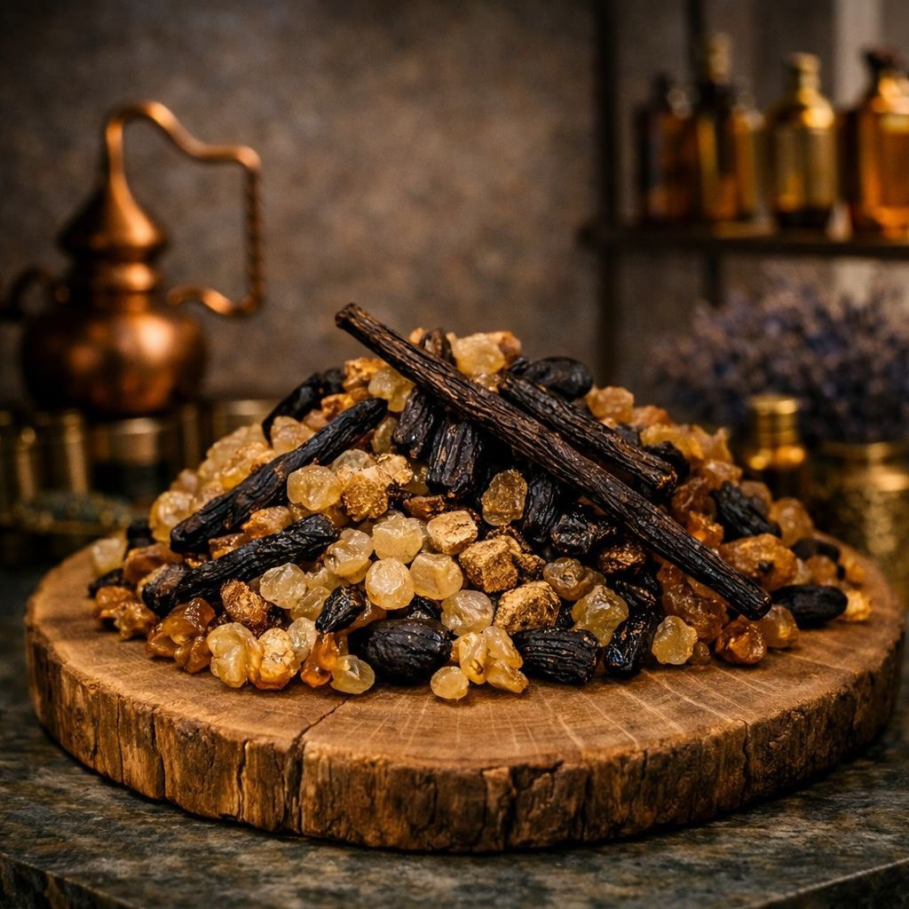 بخور اللبان بالعود واللذر (1000gm)