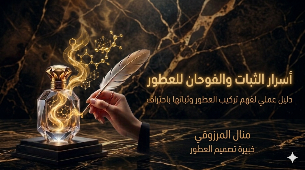 كتيب أسرار الثبات والفوحان للعطور~الهندسة السرية للجزيئات العطرية